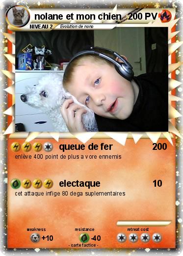 Pokemon nolane et mon chien