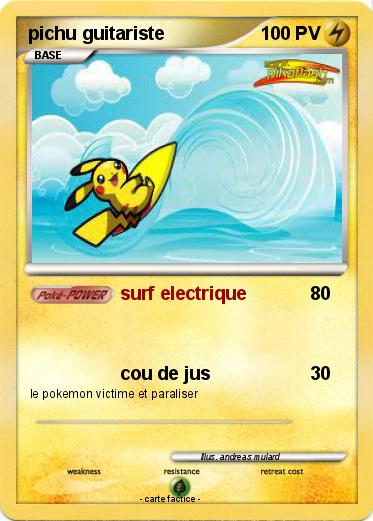 Pokemon pichu guitariste