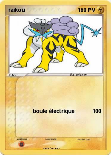 Pokemon raikou
