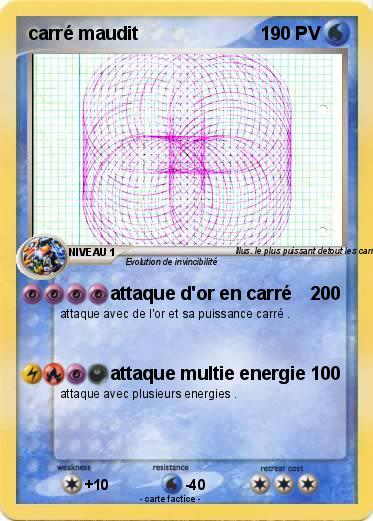 Pokemon carré maudit