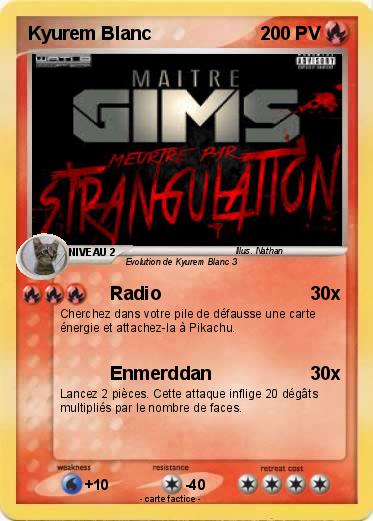 Pokemon Kyurem Blanc