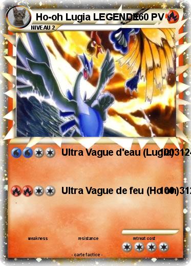Pokemon Ho-oh Lugia LEGENDE