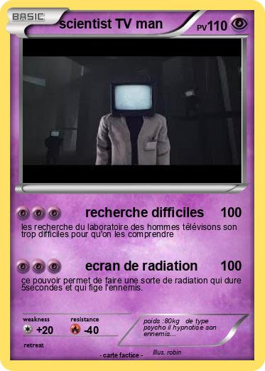 Pokemon scientist TV man