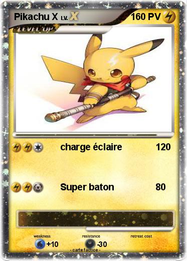 Pokemon Pikachu X