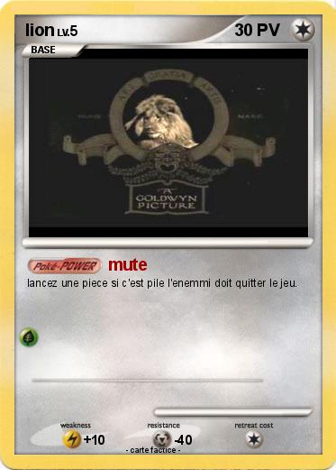 Pokemon lion