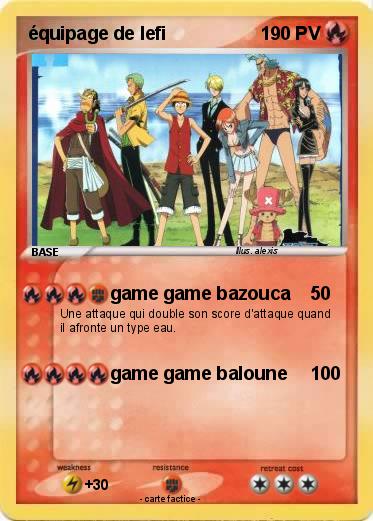 Pokemon équipage de lefi