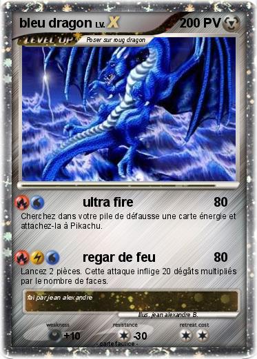 Pokemon bleu dragon