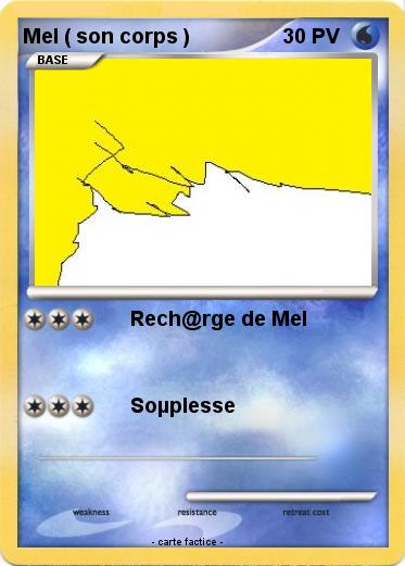 Pokemon Mel ( son corps )