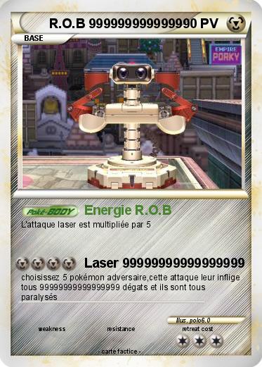 Pokemon R.O.B 9999999999999