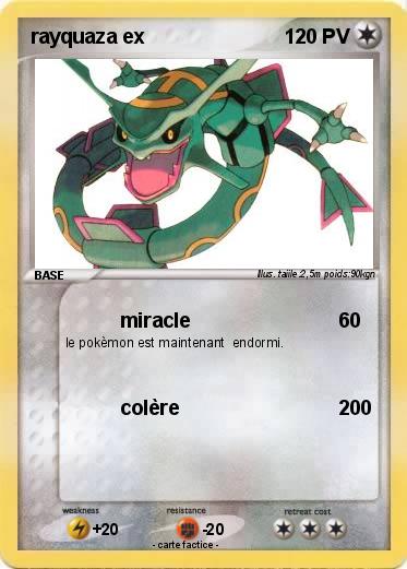 Pokemon rayquaza ex