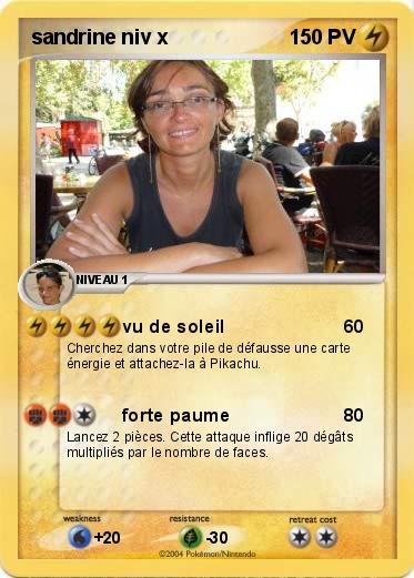 Pokemon sandrine niv x