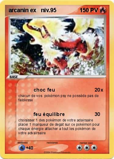 Pokemon arcanin ex   niv.95
