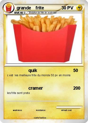 Pokemon grande    frite