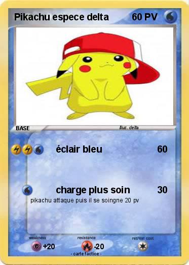 Pokemon Pikachu espece delta