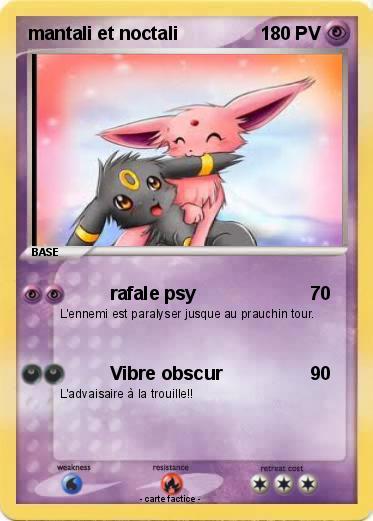 Pokemon mantali et noctali