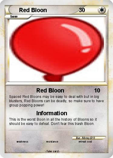 Pokemon Red Bloon