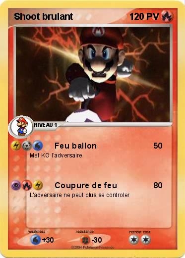 Pokemon Shoot brulant