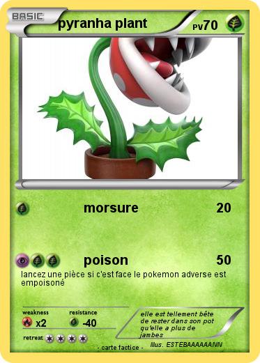 Pokemon pyranha plant