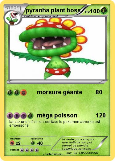 Pokemon pyranha plant boss