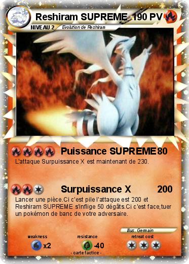 Pokemon Reshiram SUPREME