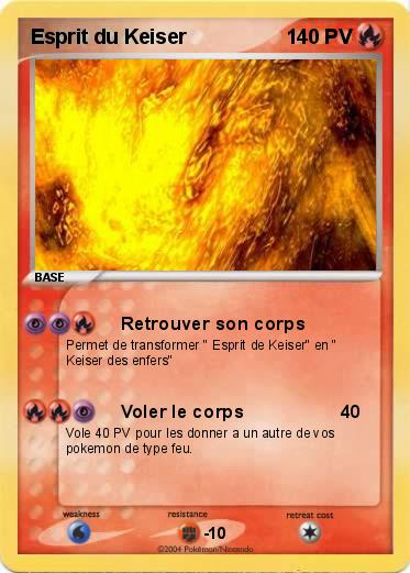 Pokemon Esprit du Keiser