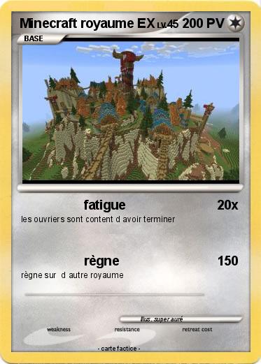 Pokemon Minecraft royaume EX