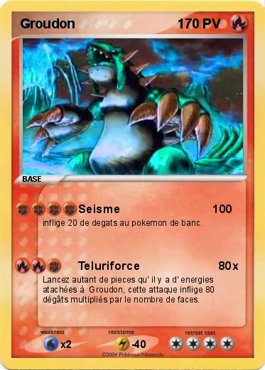 Pokemon Groudon                            1