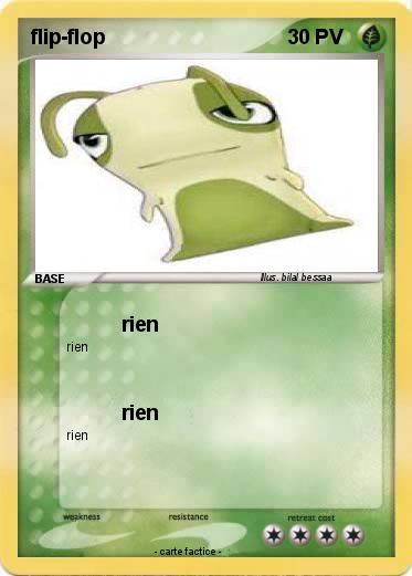 Pokemon flip-flop