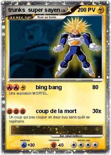 Pokemon trunks  super sayen