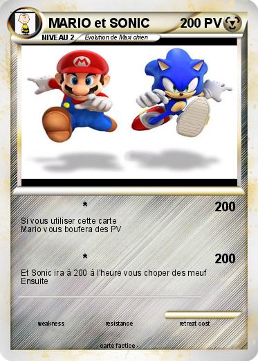 Pokemon MARIO et SONIC