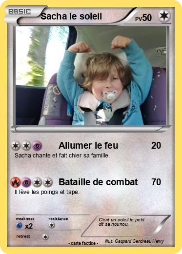 Pokemon Sacha le soleil