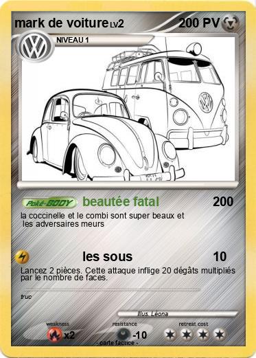 Pokemon mark de voiture