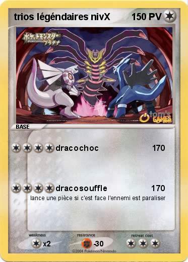 Pokemon trios légéndaires nivX