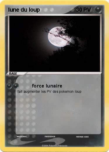 Pokemon lune du loup