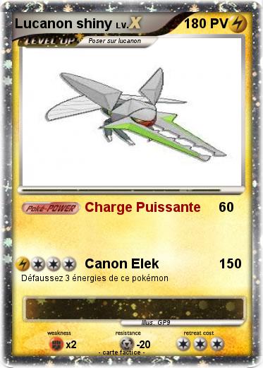 Pokemon Lucanon shiny