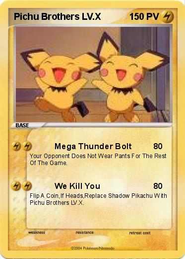 Pokemon Pichu Brothers LV.X
