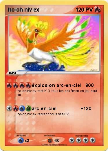Pokemon ho-oh niv ex