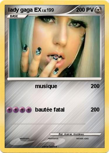 Pokemon lady gaga EX