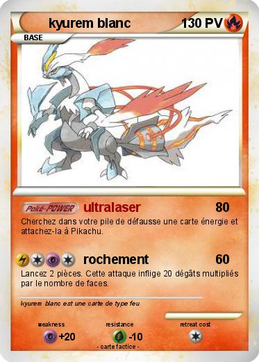 Pokemon kyurem blanc