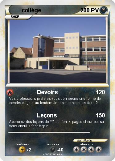 Pokemon collége