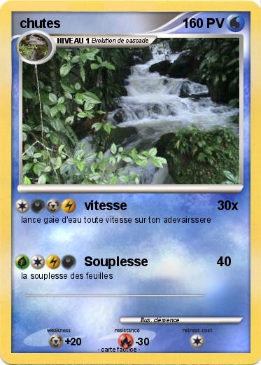 Pokemon chutes