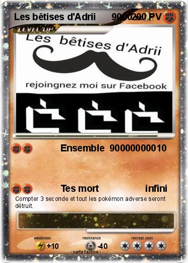 Pokemon Les bêtises d'Adrii      9000