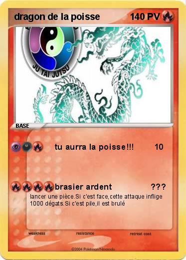 Pokemon dragon de la poisse             