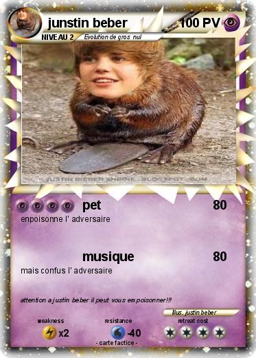 Pokemon junstin beber