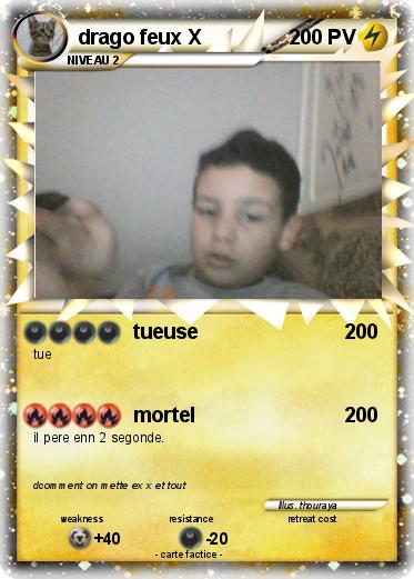 Pokemon drago feux X