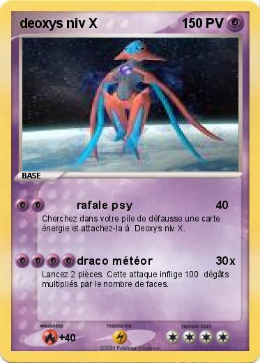 Pokemon deoxys niv X