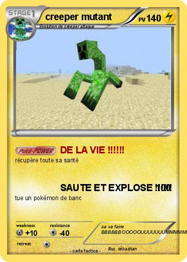 Pokemon creeper mutant