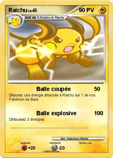 Pokemon Raichu