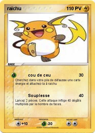 Pokemon raichu
