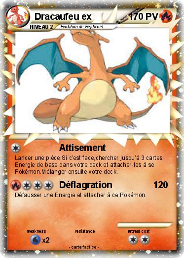 Pokemon Dracaufeu ex